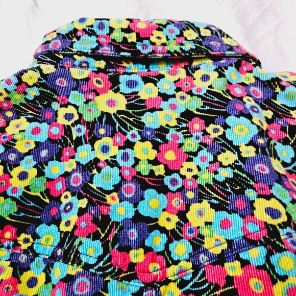 Liz Claiborne Womens Jacket Multi-Color Size XL 100% Cotton Button Close Pockets - Picture 14 of 14